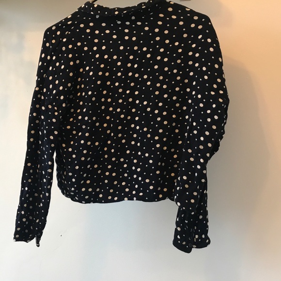 Zara crep polka dot top - Picture 2 of 2